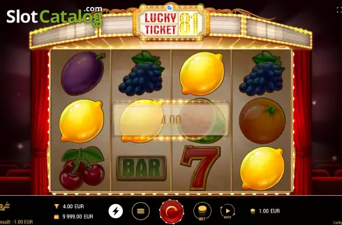 Скрин3. Lucky Ticket 81 слот