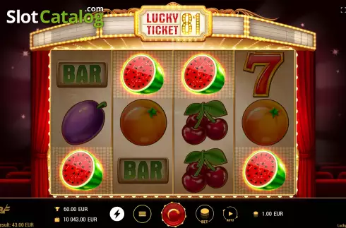 Скрин4. Lucky Ticket 81 слот