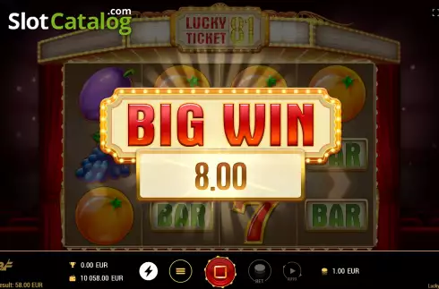 Скрин9. Lucky Ticket 81 слот