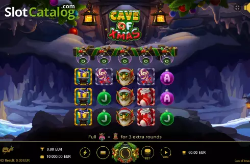 Скрин2. Cave of Xmas слот