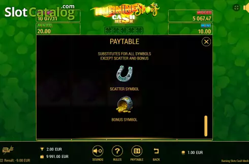 Скрин9. Burning Slots Cash Mesh слот