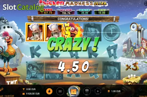 Скрин5. Chicken Madness Ultra слот