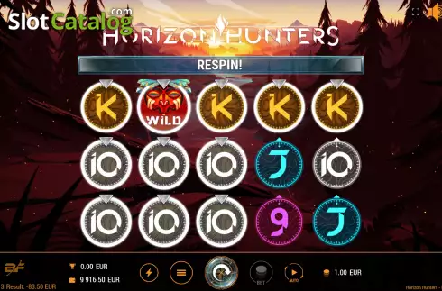 Скрин8. Horizon Hunters слот