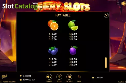 Скрин9. Fiery Slots слот