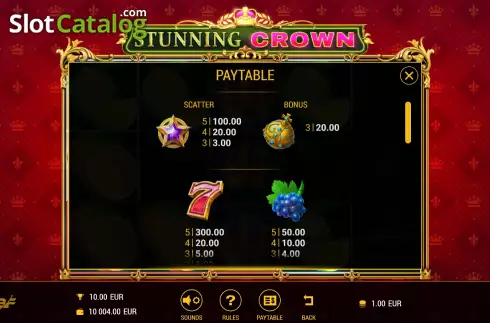 Скрин6. Stunning Crown слот