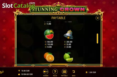 Скрин7. Stunning Crown слот