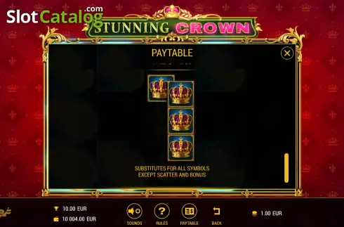 Скрин9. Stunning Crown слот