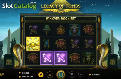 Скрин4. Legacy of Tombs слот