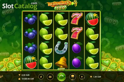 Скрин2. Burning Slots 100 слот