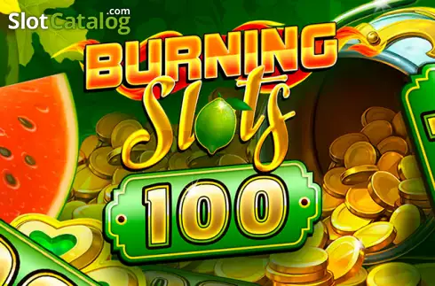 Burning Slots 100 логотип