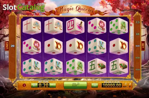 Скрин2. Magic Queens Dice слот