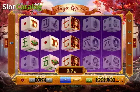 Скрин3. Magic Queens Dice слот
