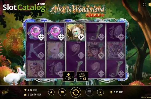 Скрин3. Alice in Wonderland Dice слот