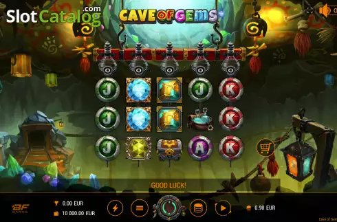 Скрин2. Cave of Gems слот