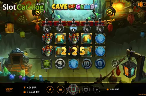 Скрин3. Cave of Gems слот