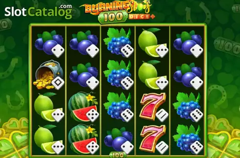 Скрин2. Burning Slots 100 Dice слот