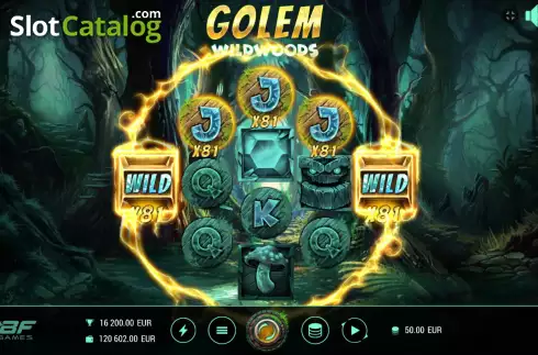 Скрин2. Golem Wildwoods слот