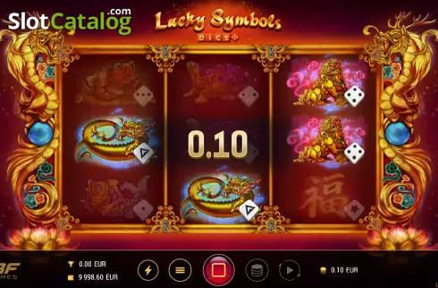 Скрин3. Lucky Symbols Dice слот