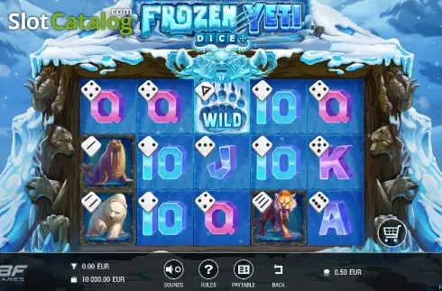 Скрин2. Frozen Yeti Dice слот