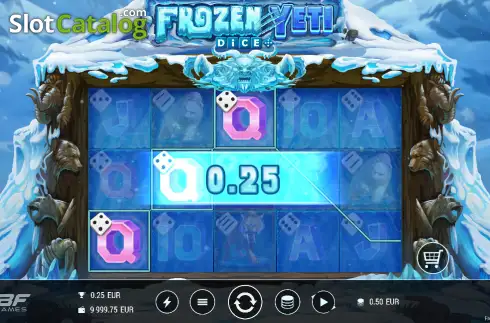Скрин3. Frozen Yeti Dice слот