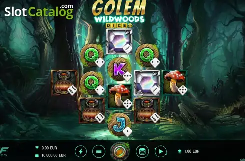 Скрин2. Golem Wildwoods Dice слот
