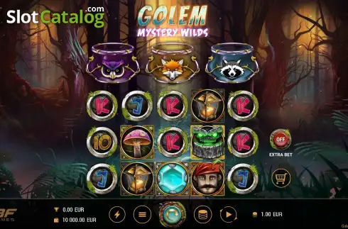 Скрин2. Golem Mystery Wilds слот