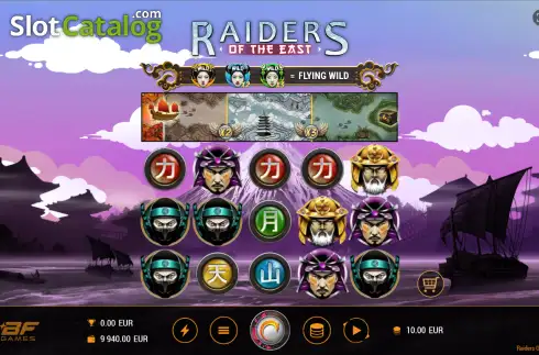 Скрин2. Raiders of the East слот