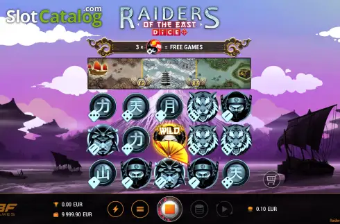 Скрин3. Raiders of the East Dice слот