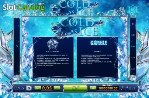 Скрин4. Cold As Ice слот