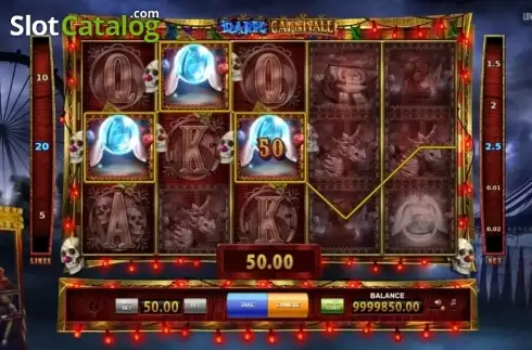 Скрин6. Dark Carnivale слот