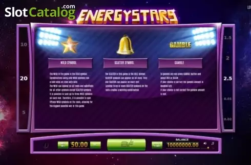 Скрин4. Energy Stars слот