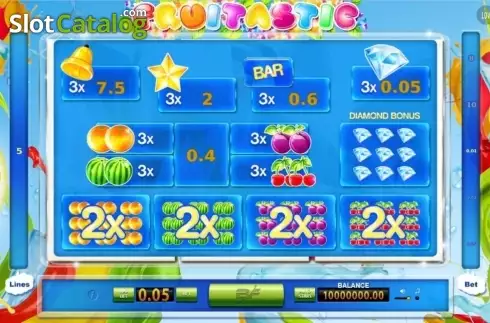 Скрин2. Fruitastic (BF games) слот