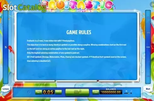 Скрин3. Fruitastic (BF games) слот