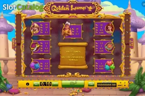 Скрин2. Golden Lamp слот