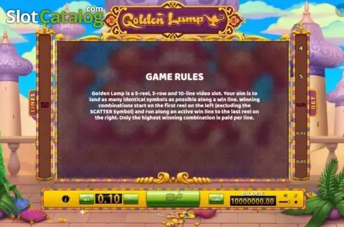 Скрин3. Golden Lamp слот