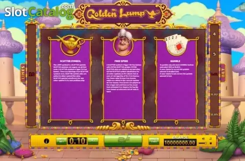 Скрин4. Golden Lamp слот