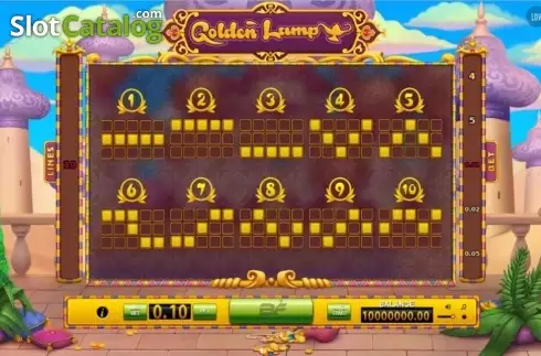 Скрин5. Golden Lamp слот