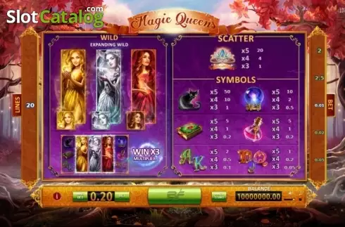 Скрин2. Magic Queens слот