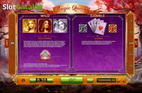 Скрин4. Magic Queens слот