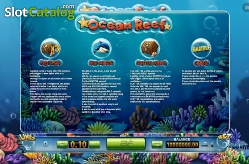 Скрин4. Ocean Reef слот