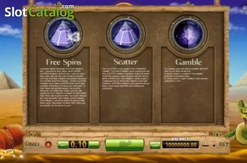 Скрин4. Pyramid Treasure слот