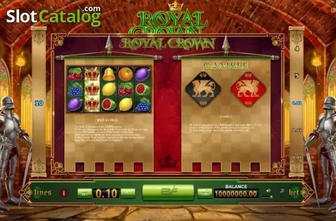 Скрин4. Royal Crown (BF games) слот