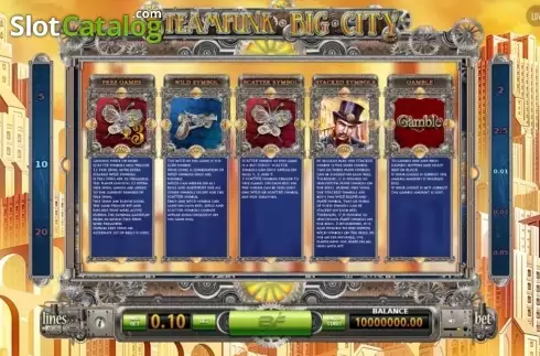 Скрин4. Steampunk Big City слот