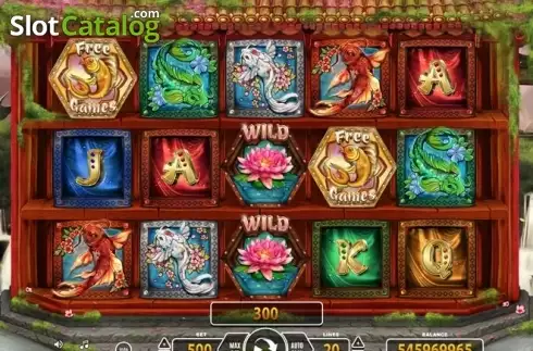 Скрин2. Koi Kingdom слот