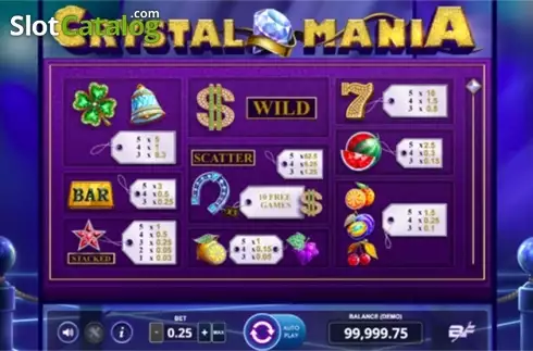Скрин5. Crystal Mania слот