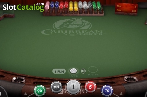 Скрин3. Caribbean Poker (BGaming) слот