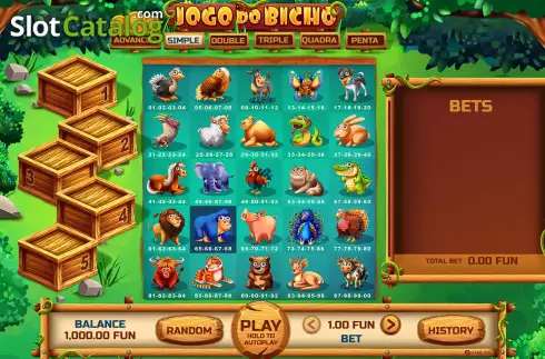Скрин2. Jogo do Bicho (BGAMING) слот