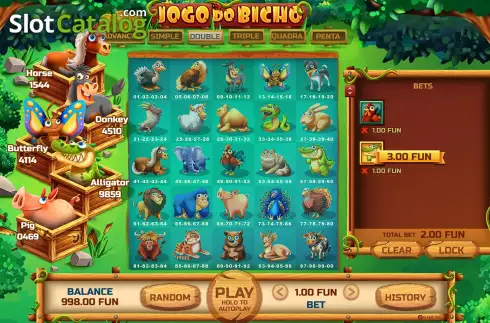 Скрин4. Jogo do Bicho (BGAMING) слот