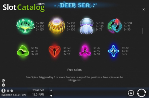 Скрин9. Deep Sea (BGAMING) слот