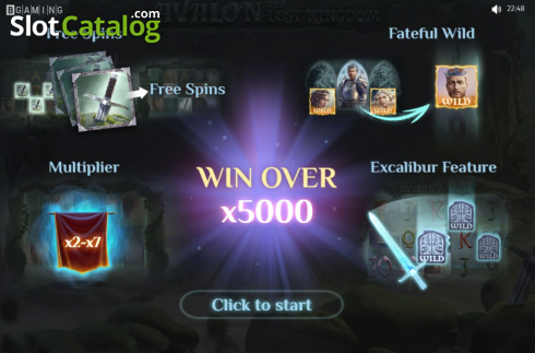 Скрин2. Avalon The Lost Kingdom слот